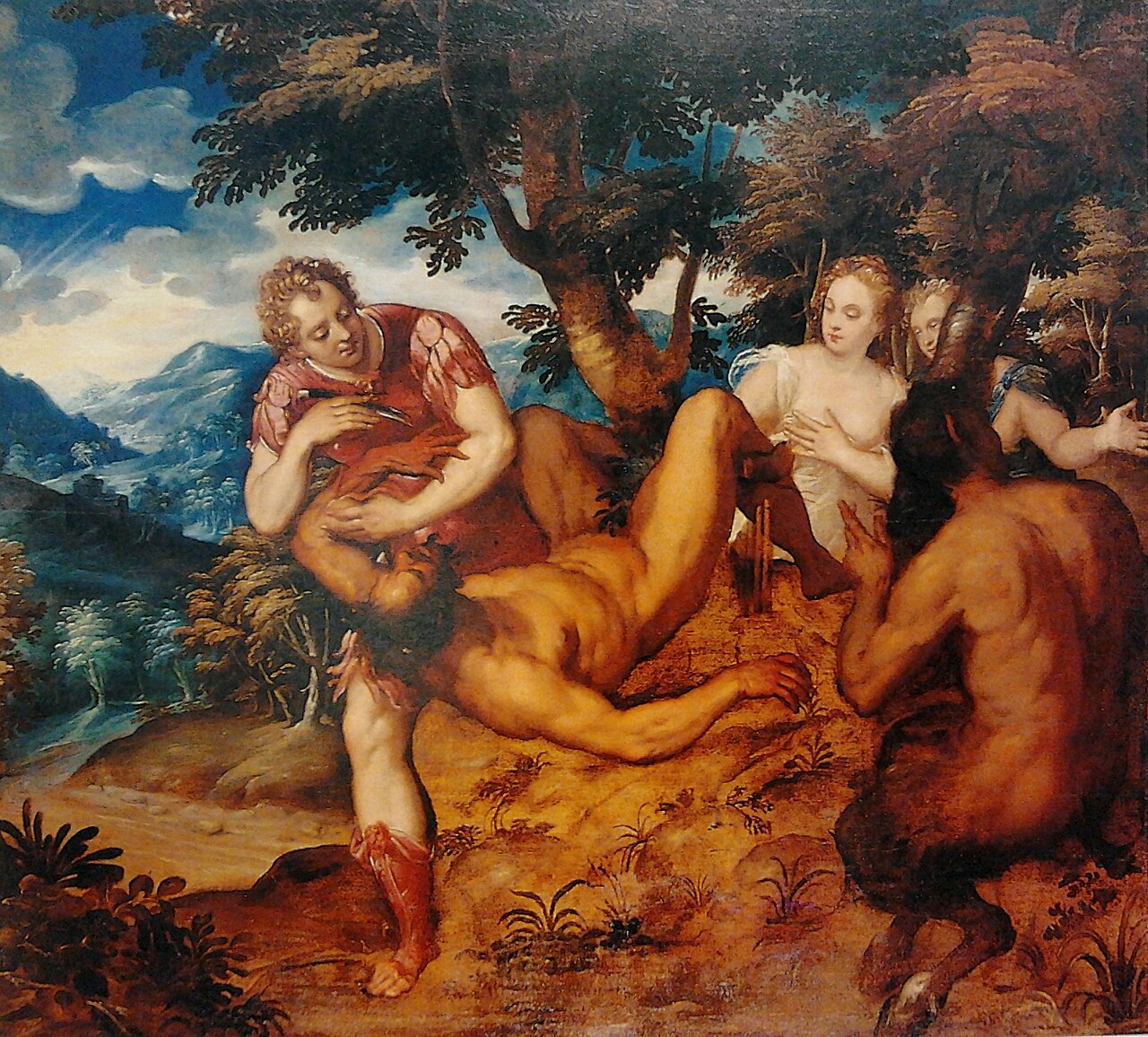 Apollo flaying Marsyas by Giovanni Battista Zelotti