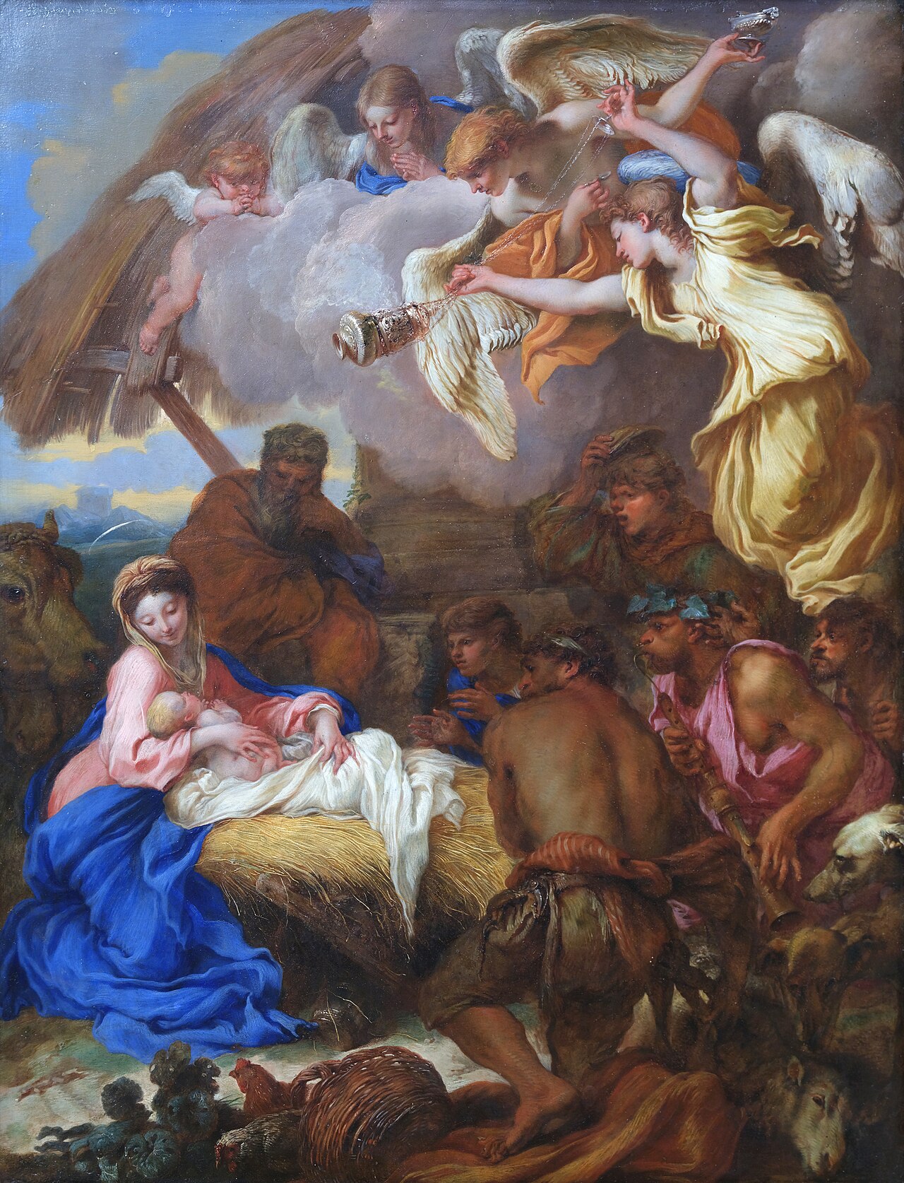 The Adoration of the Shepherds by Giovanni Benedetto Castiglione