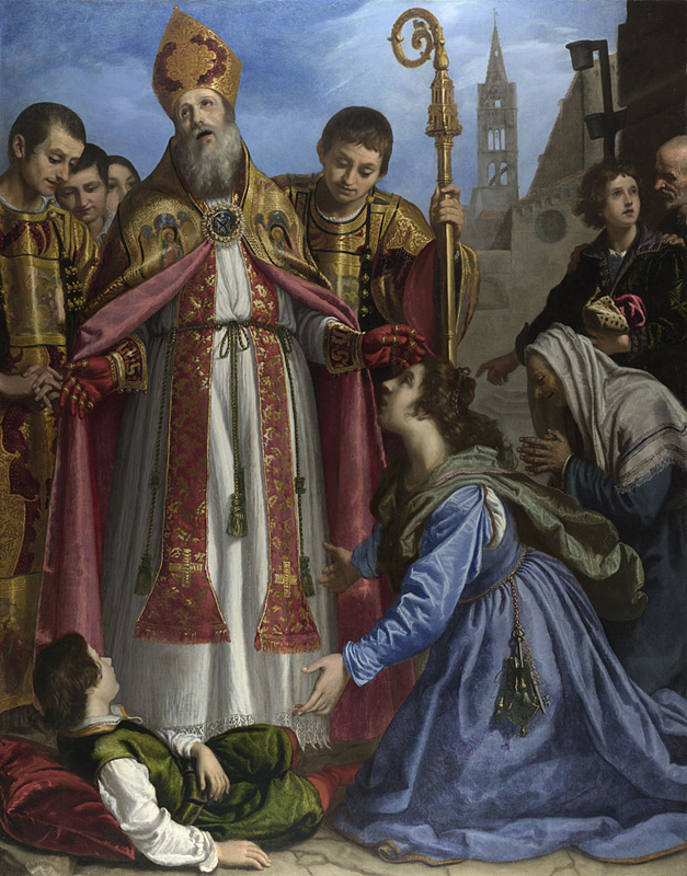 Saint Zenobius revives a Dead Boy by Giovanni Biliverti