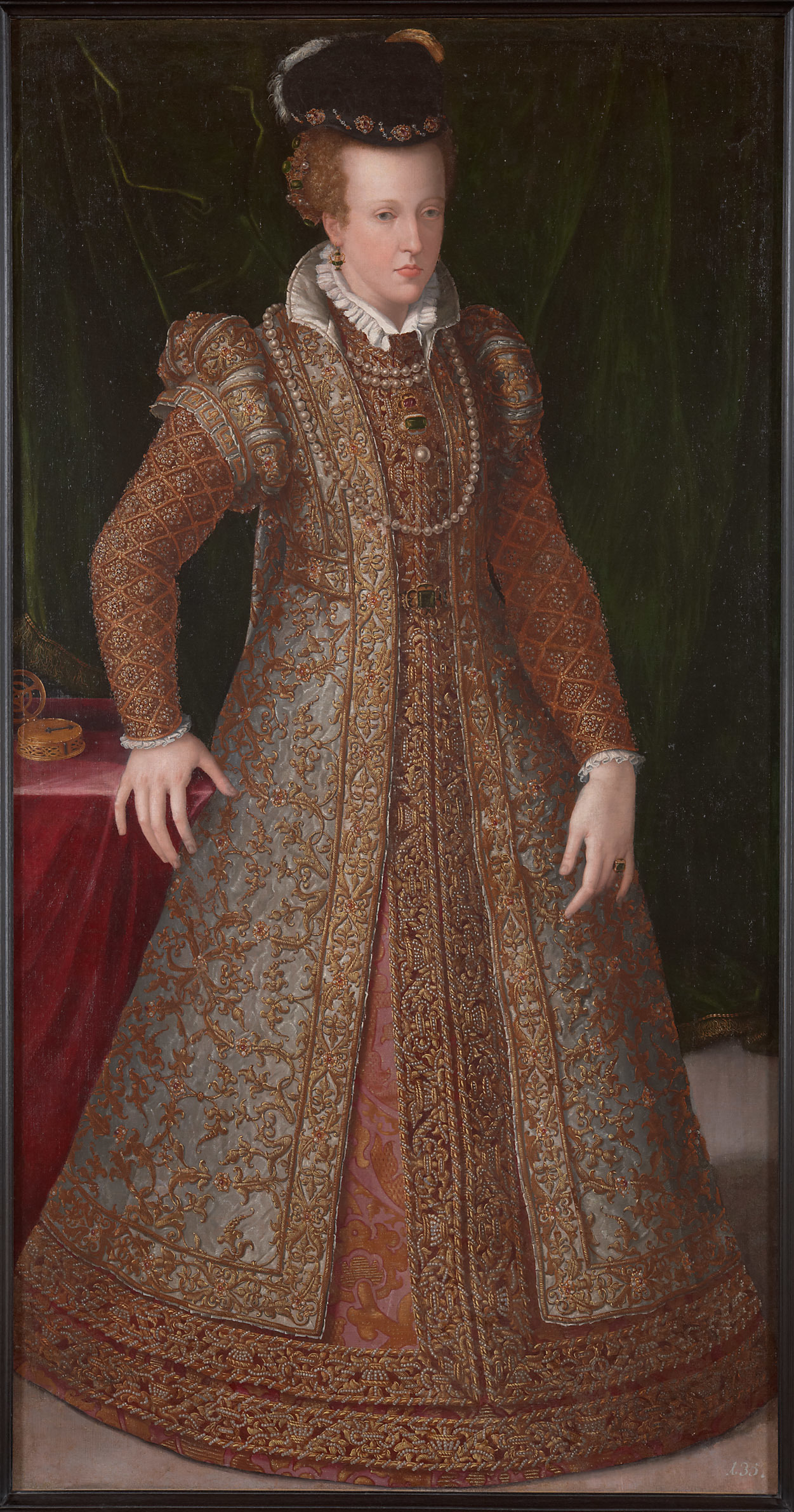 Portrait of Joanna of Austria, Grand Duchess of Tuscany by Giovanni Bizzelli