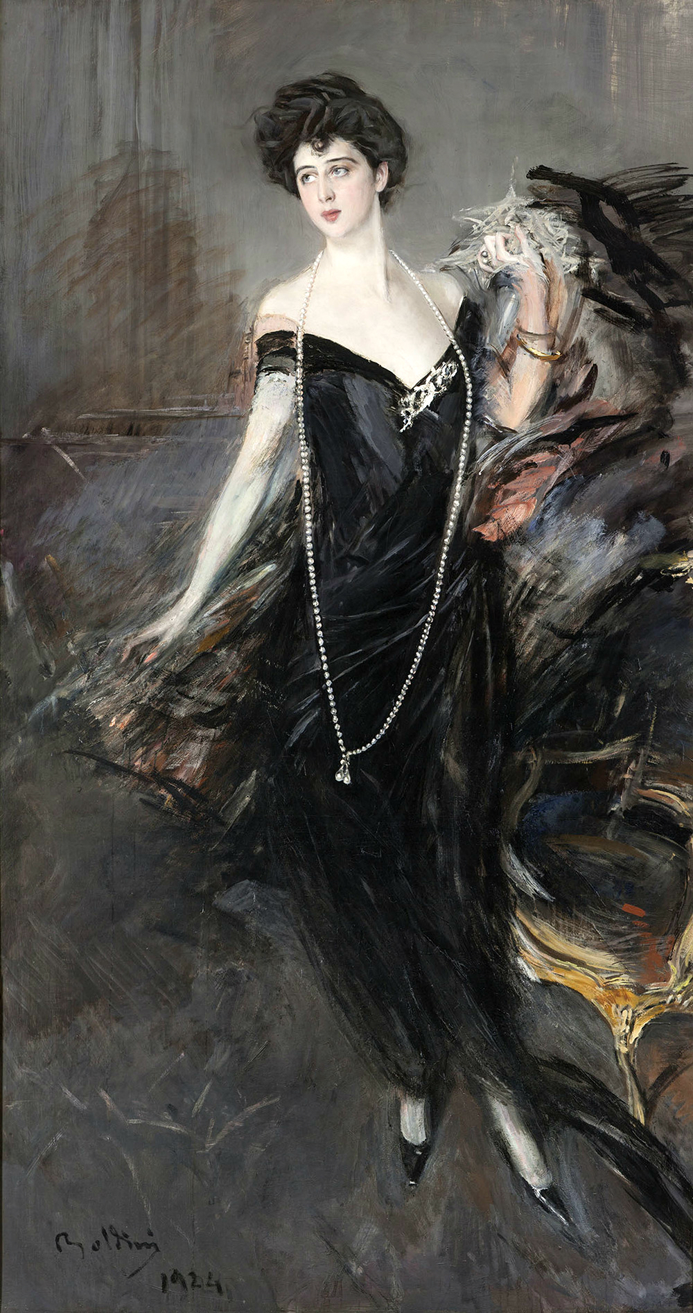 Portrait of Donna Franca Florio by Giovanni Boldini