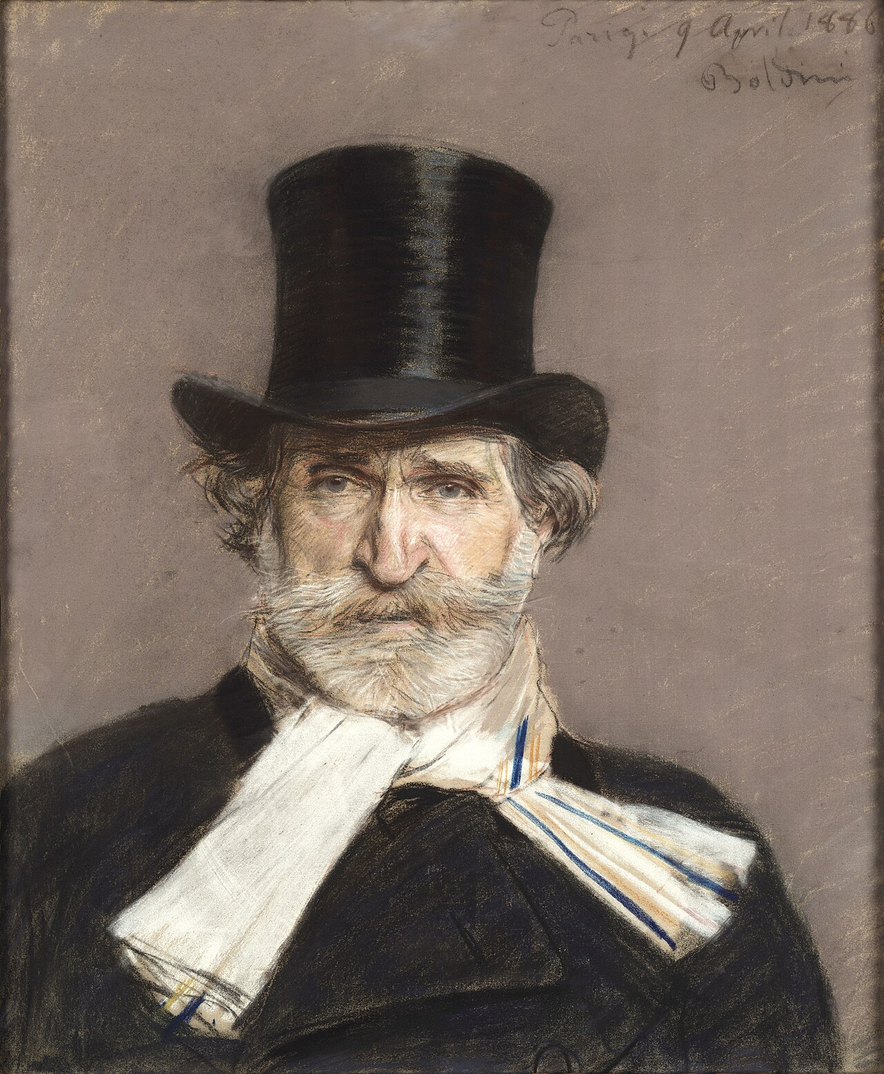 Portrait of Giuseppe Verdi by Giovanni Boldini