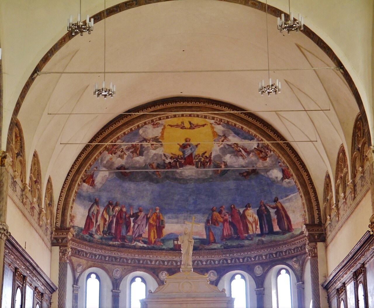Assumption of Mary by Giovanni Buonconsiglio
