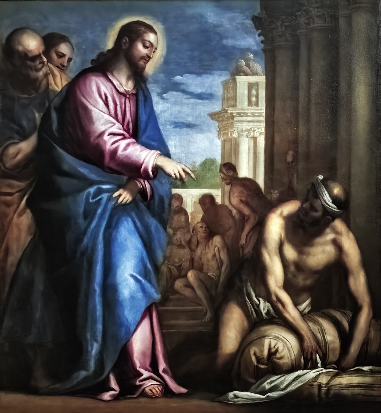 Scene with Christ (The Probatic Pool) by Giovanni Contarini