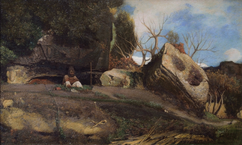 Brugnoletta in Noonday Repose by Giovanni Costa