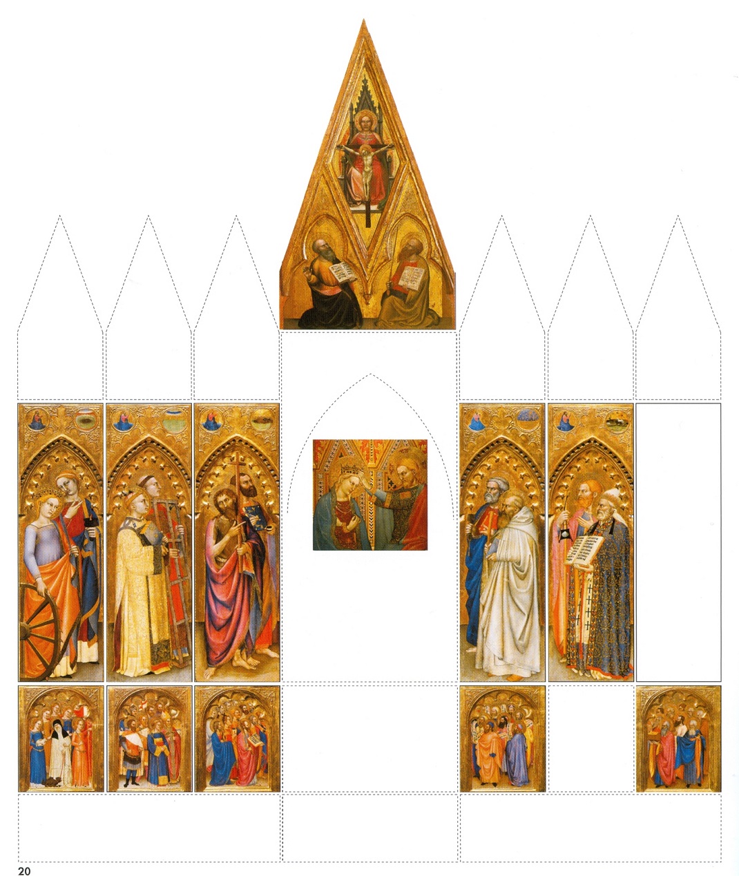 Polyptych of Ognissanti by Giovanni da Milano