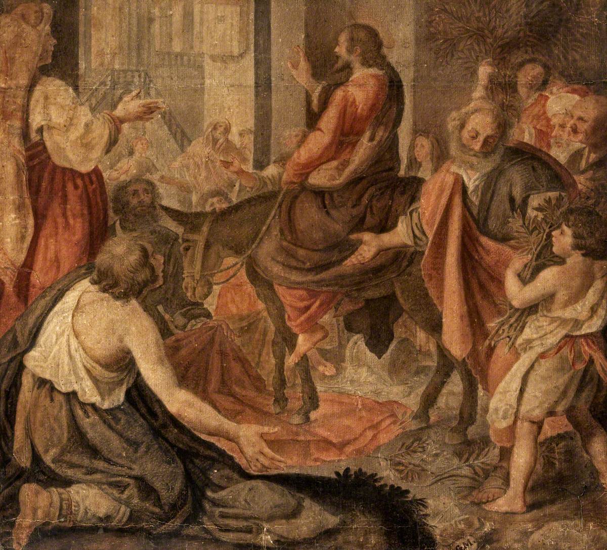 Christ's Entry into Jerusalem by Giovanni da San Giovanni