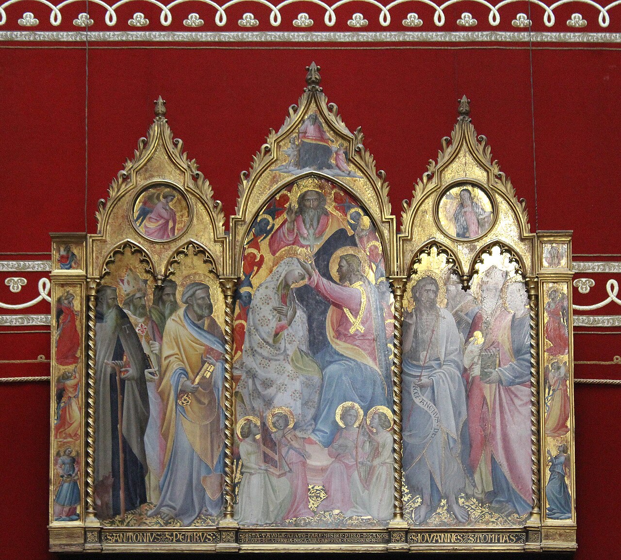 Le Couronnement de la Vierge by Giovanni dal Ponte