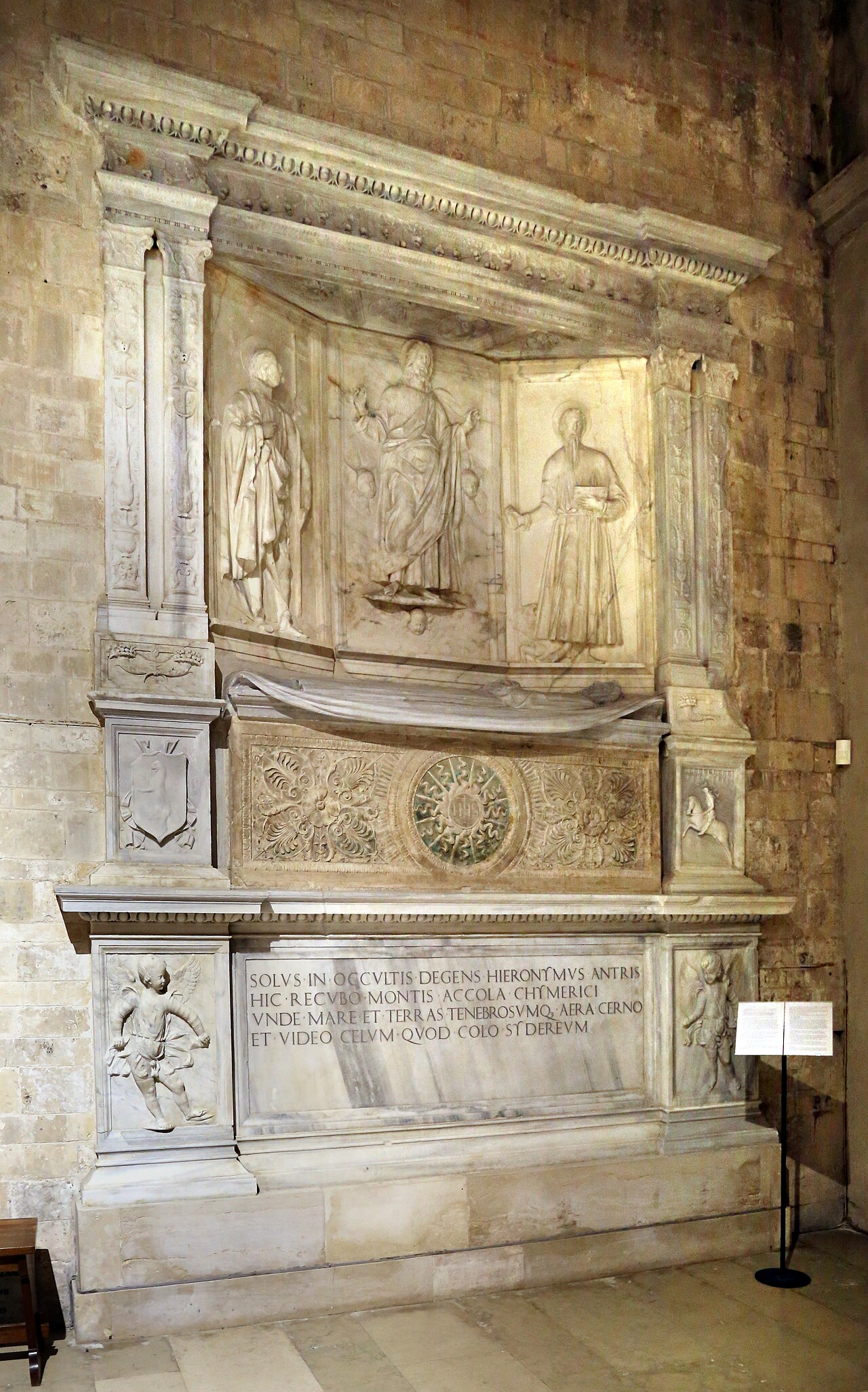 Tomb of Girolamo Ginelli by Giovanni Dalmata