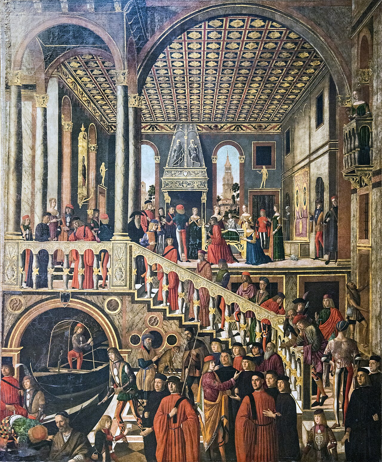The Miraculous Healing of the Daughter of Benvegnudo of San Polo by Giovanni di Niccolò Mansueti