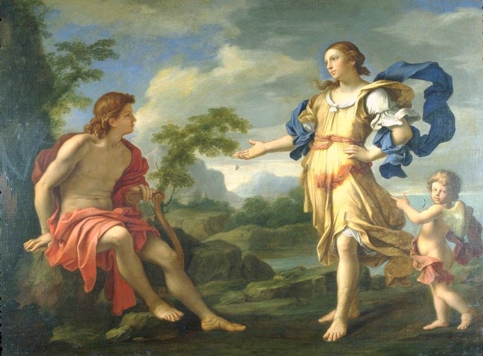 Apollo and the Sibylle of Cumae by Giovanni Domenico Cerrini