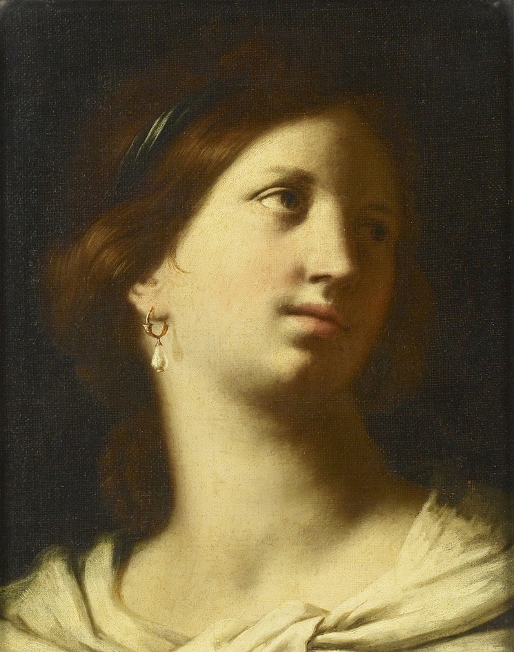 The Head of St Catherine by Giovanni Domenico Cerrini