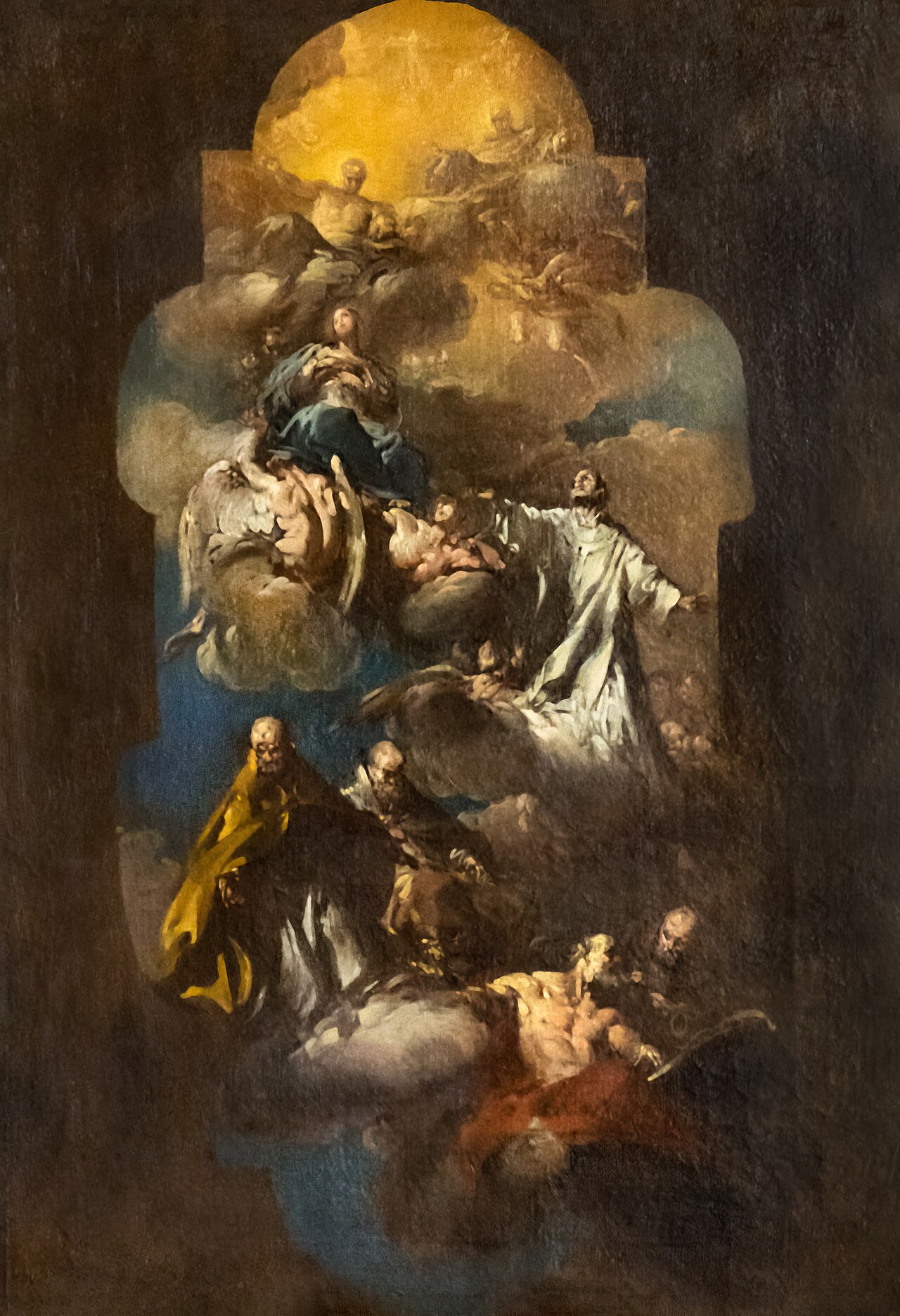 Apothéose de saint Philippe de Néri - Giovanni Domenico Ferretti - Musée des Beaux-Arts de Narbonne by Giovanni Domenico Ferretti