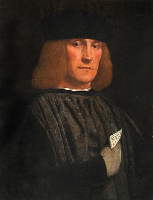 Portrait of Bernardo di Salla by Giovanni Francesco Caroto