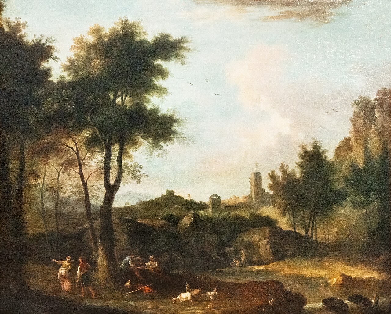 Landscape by Giovanni Francesco Grimaldi