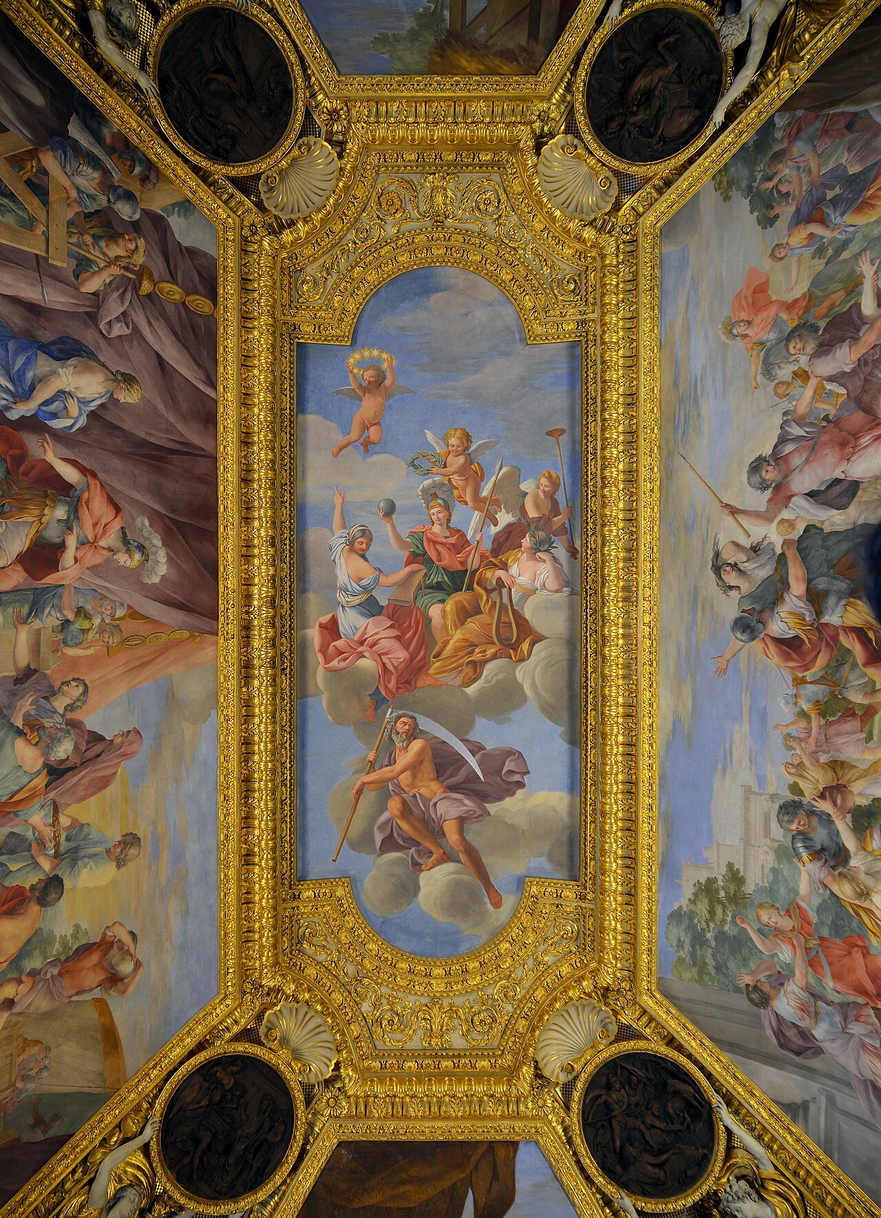 Poetry and History Celebrate Rome's Warlike Exploits by Giovanni Francesco Romanelli