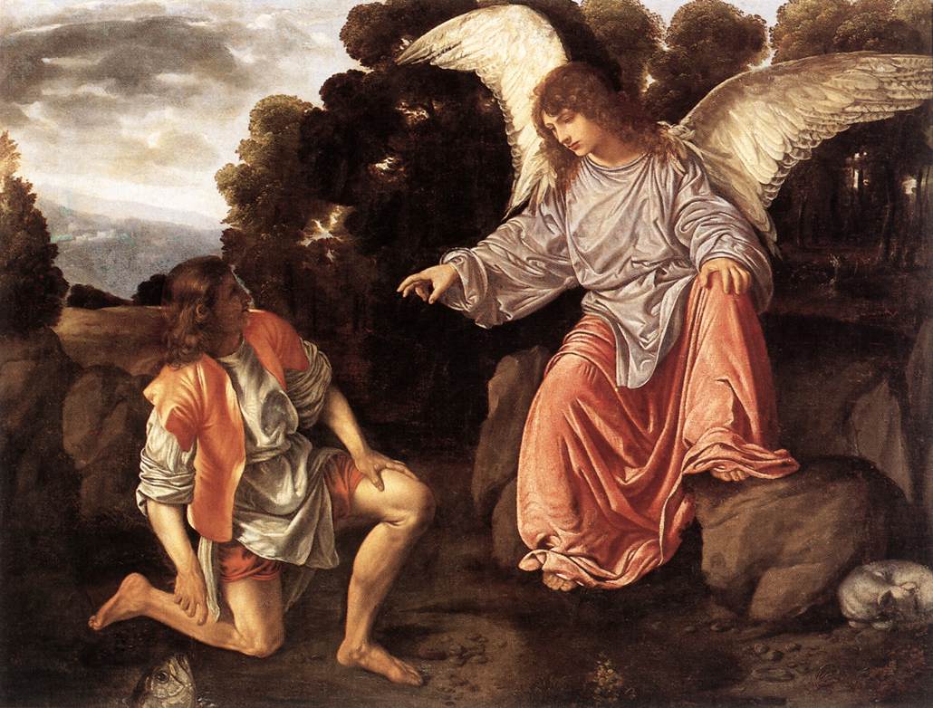 Tobias and the Angel by Giovanni Girolamo Savoldo
