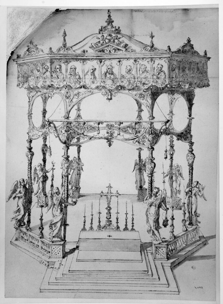 Project for a Baldachin by Giovanni Guerra