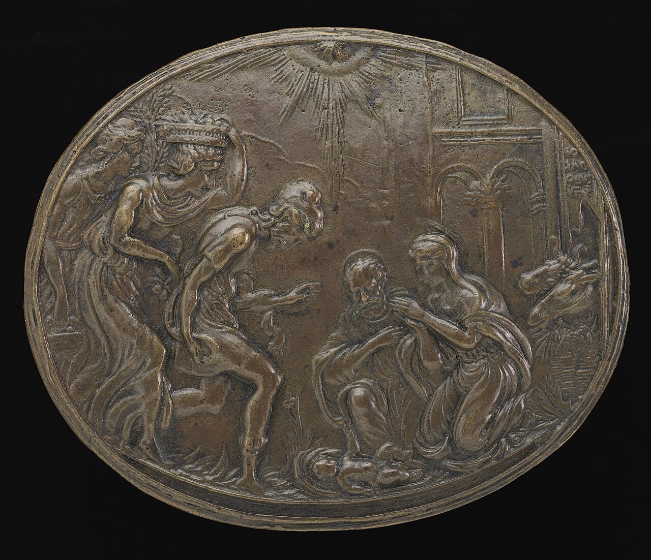 The Adoration of the Shepherds by Giovanni Jacopo Caraglio
