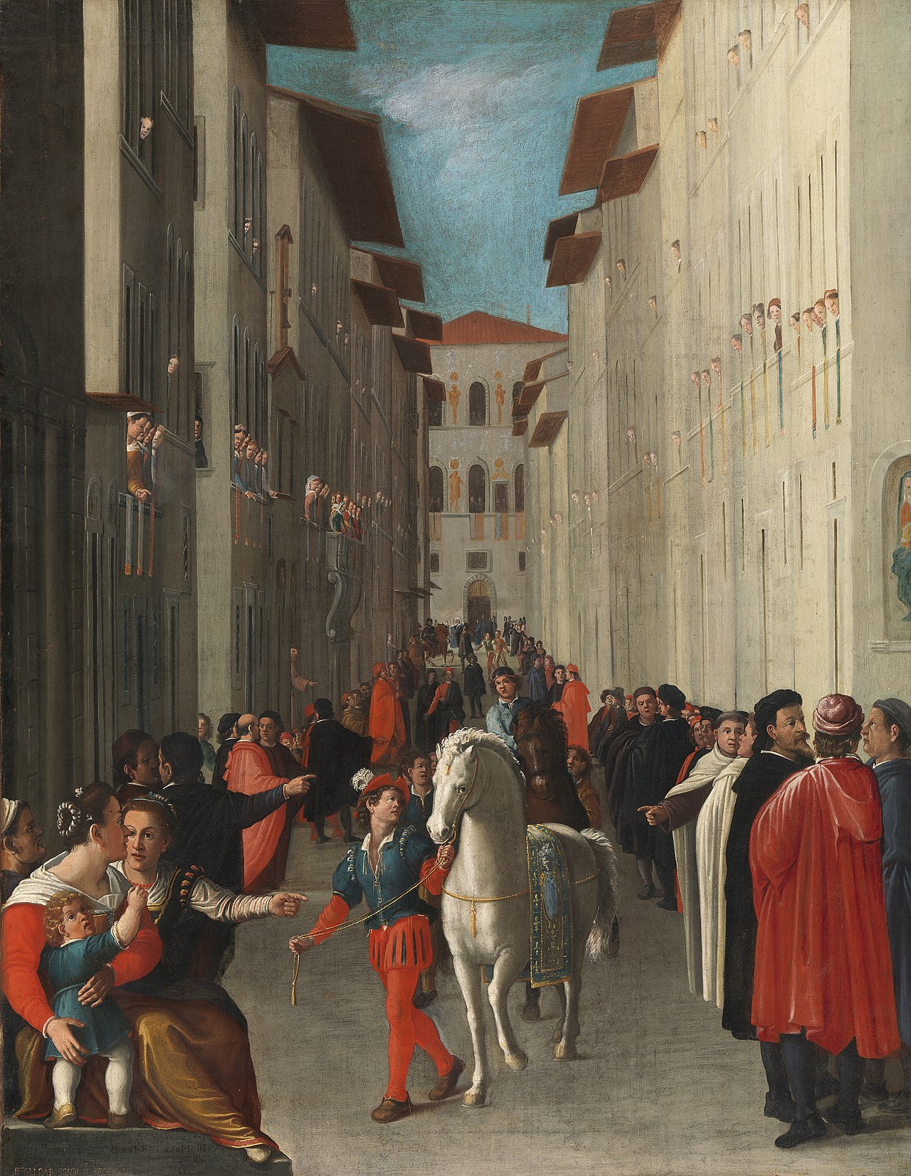 The Return from the Palio by Giovanni Maria Butteri