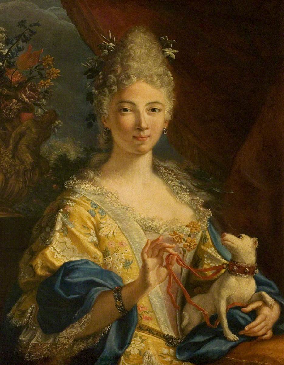 Portrait of an Italian Noblewoman (once thought to be Eva Maria Garrick) by Giovanni Maria delle Piane