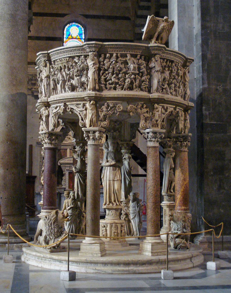 Ambo of the Cathedral of Pisa by Giovanni Pisano