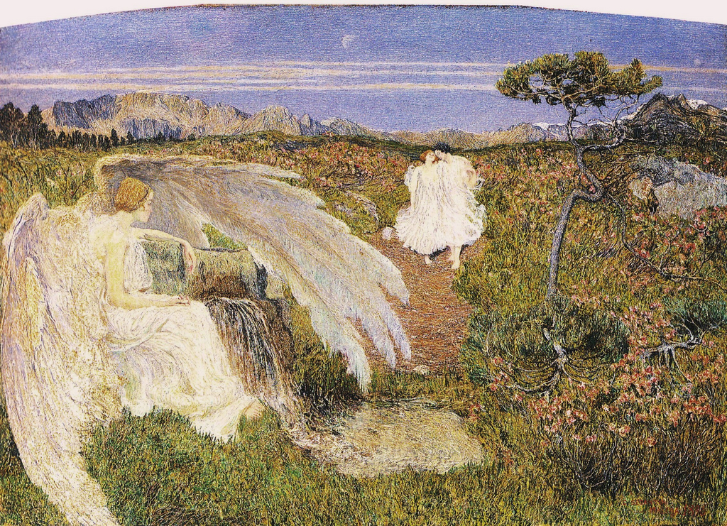 Love at the Fountain of Life by Giovanni Segantini