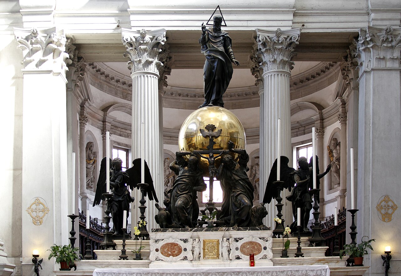 High altar of the basilica of San Giorgio Maggiore by Girolamo Campagna