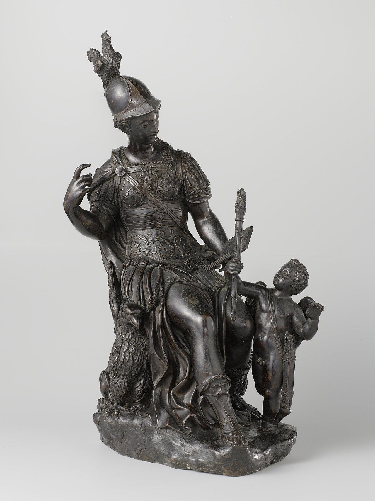 Minerva and Cupid by Girolamo Campagna
