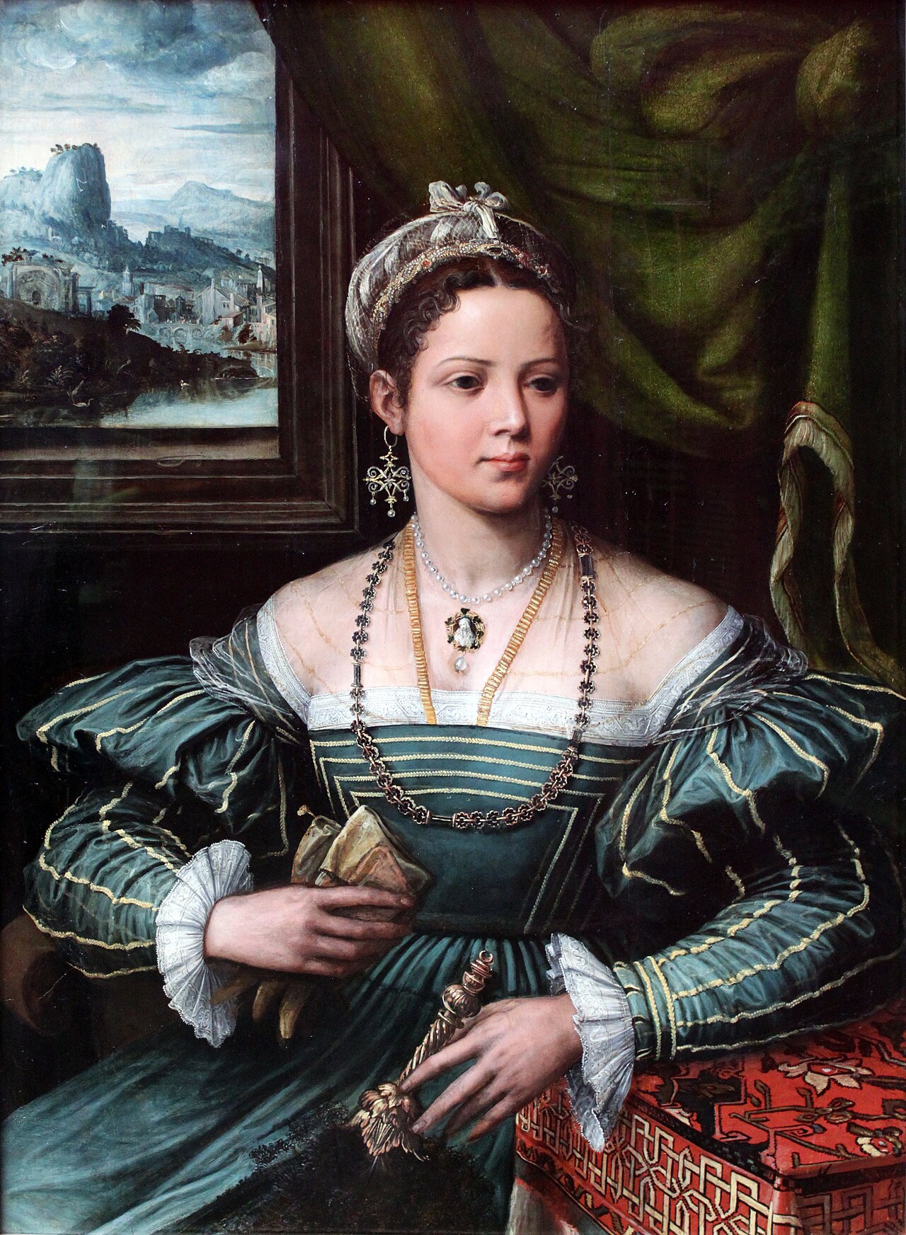 Portrait of a Lady by Girolamo da Carpi