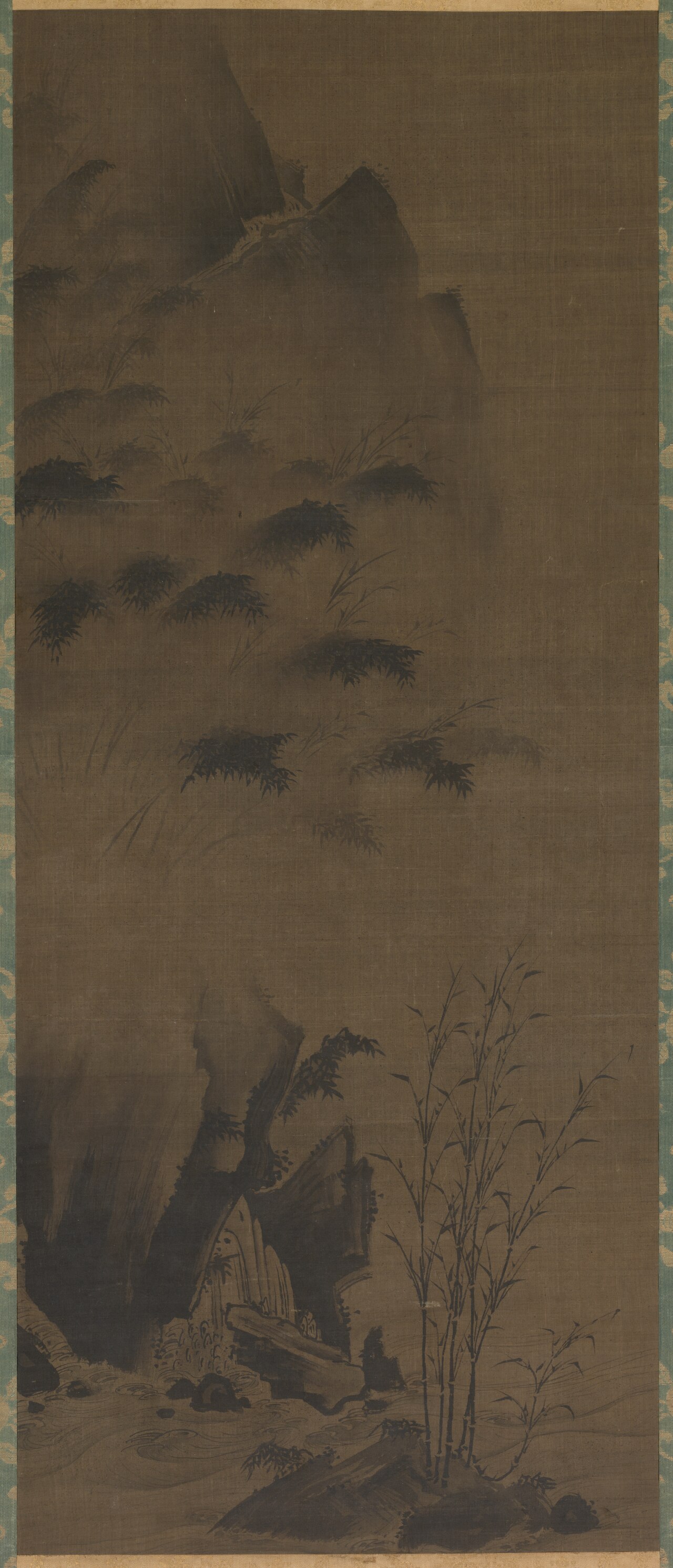Bamboo in Rain; Bamboo in Wind by Girolamo Genga