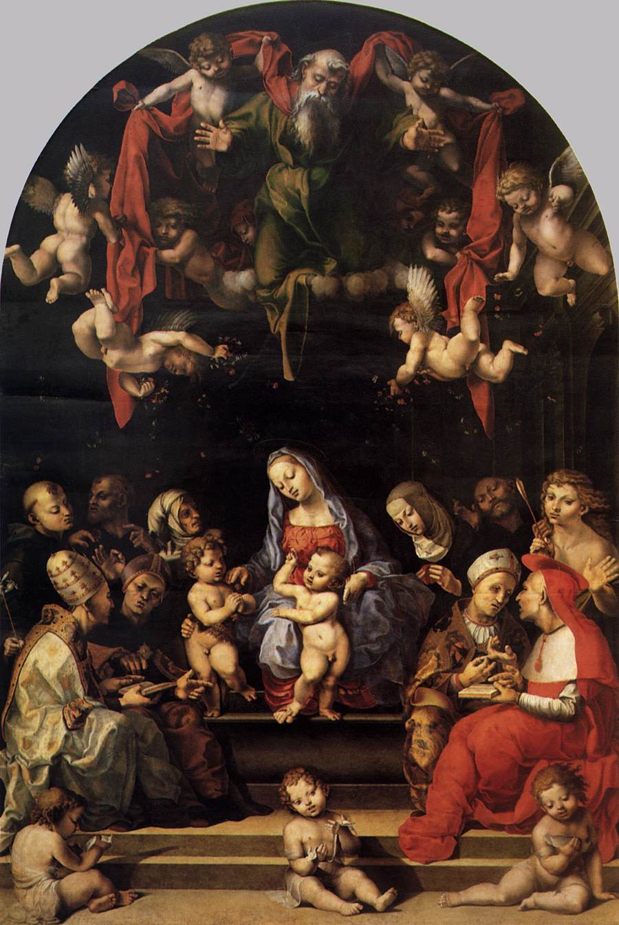 Disputation over the Immaculate Conception by Girolamo Genga