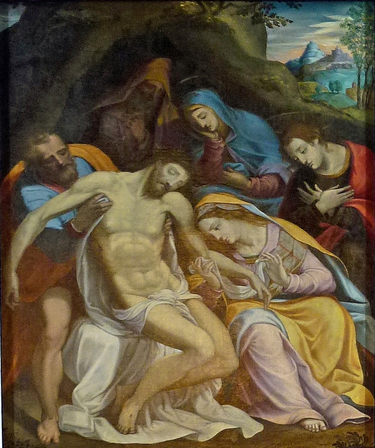 Lamentation of Christ by Girolamo Muziano