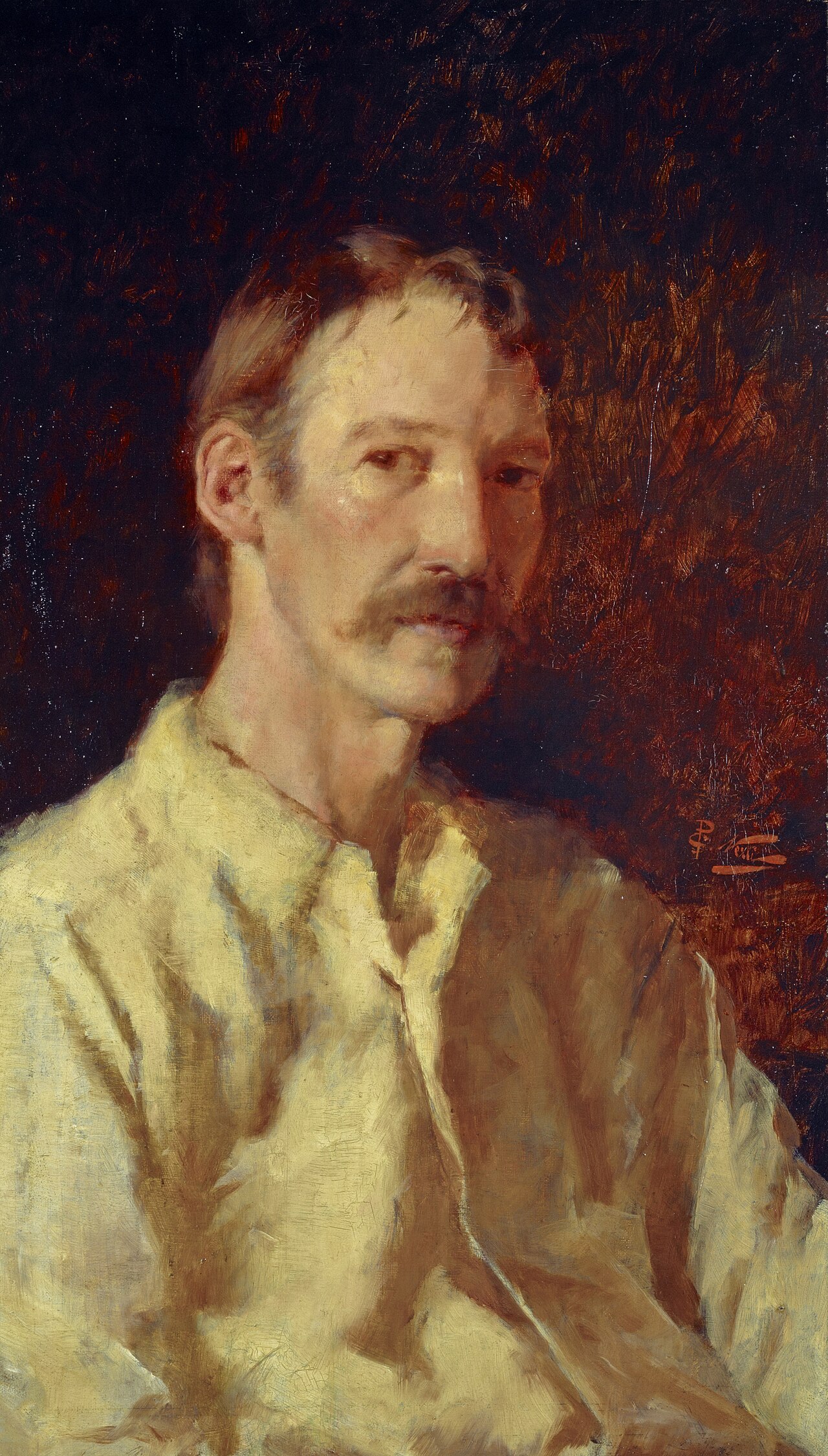 Robert Louis Stevenson by Girolamo P. Nerli