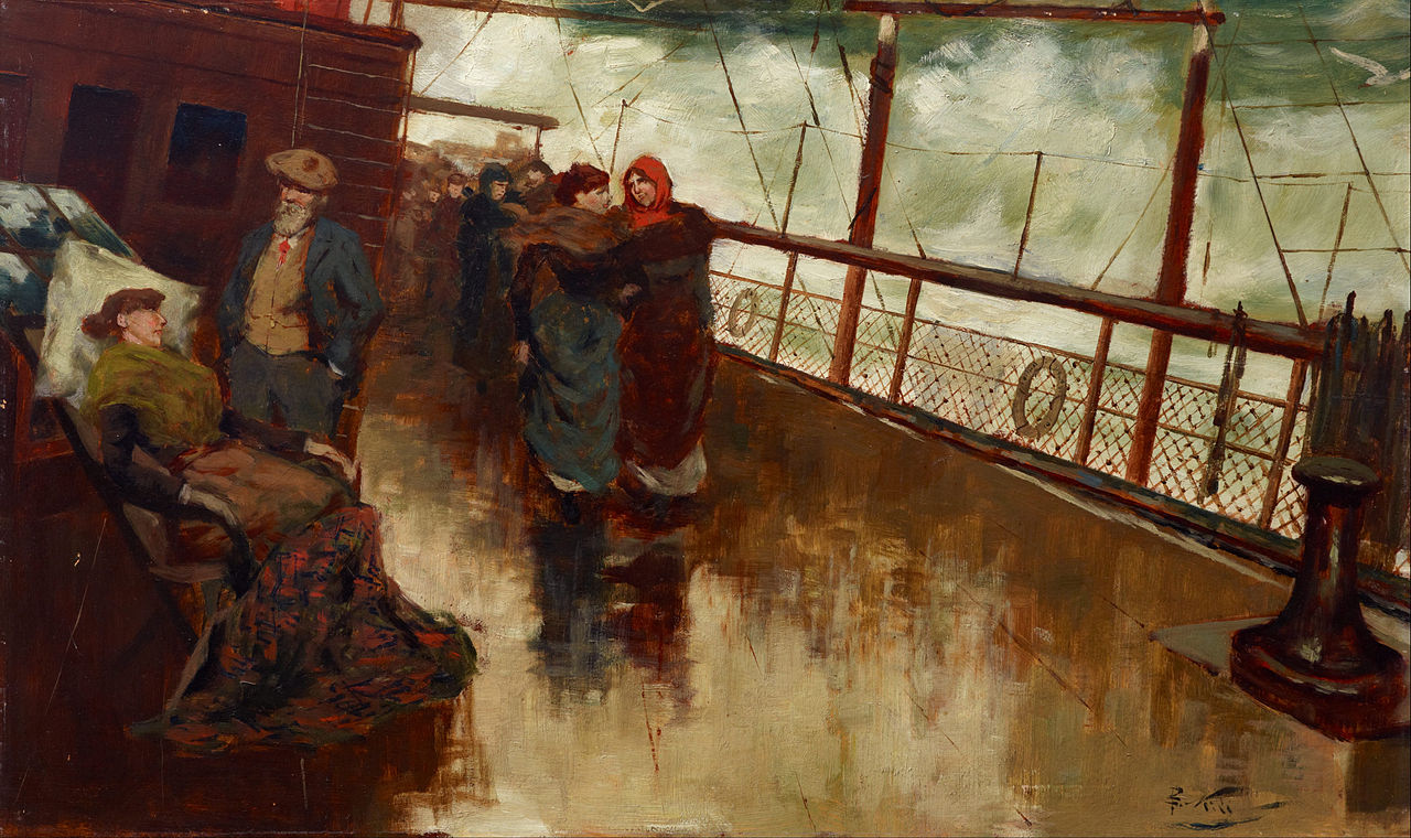 The voyagers by Girolamo P. Nerli