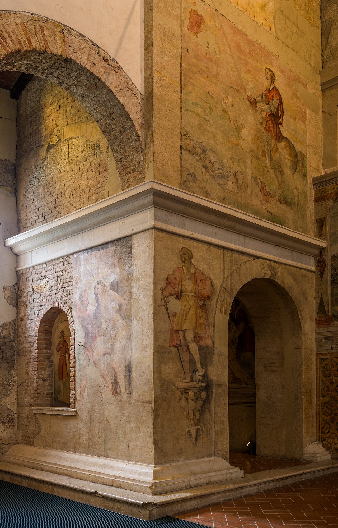 Stories of holiness by Girolamo Romanino