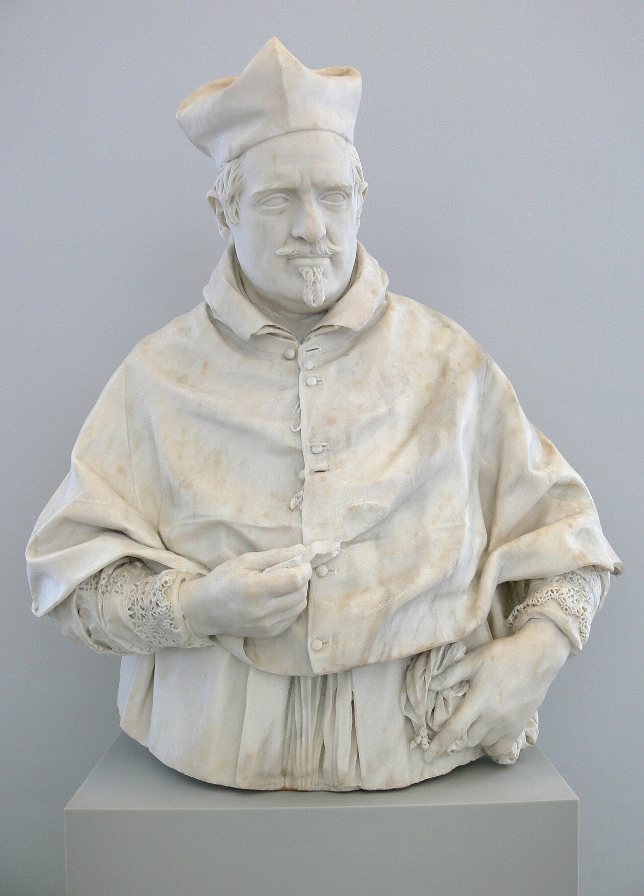 Bust of Alessandro Peretti di Montalto by Giuliano Finelli