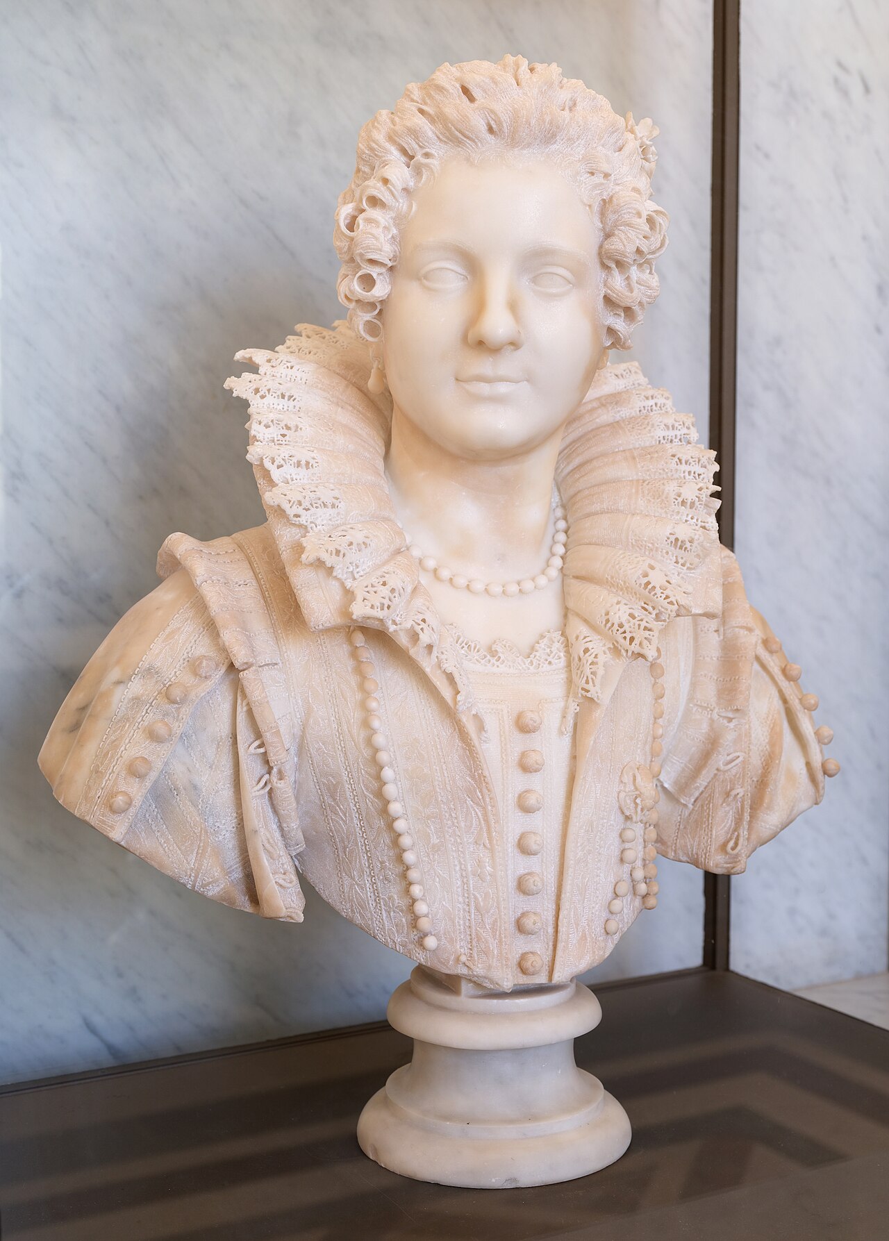 bust of Maria Duglioli Barberini by Giuliano Finelli