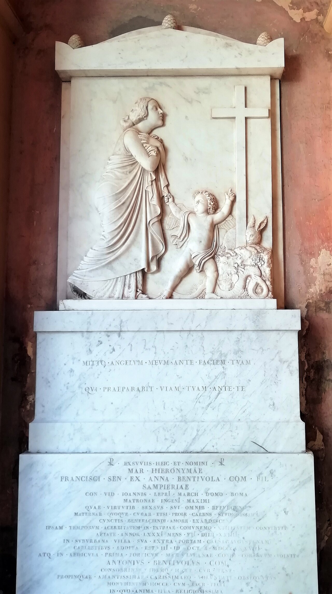Grave of Bentivoglio Sampieri by Giuliano Finelli