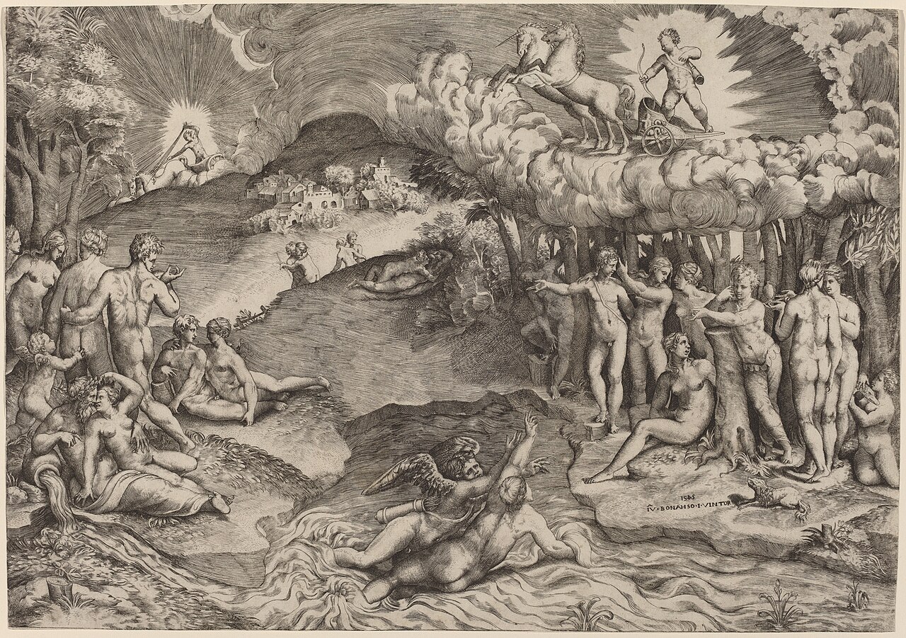 The Triumph of Love by Giulio Bonasone