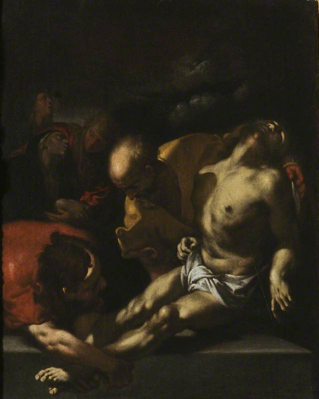 The Entombment of Christ by Giulio Cesare Amidano