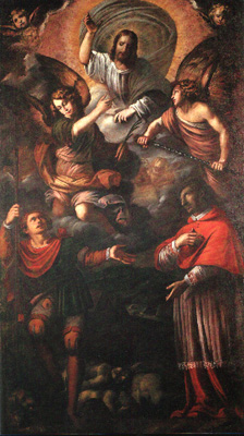 Appearance of Christ to Saint Roch by Giulio Cesare Procaccini