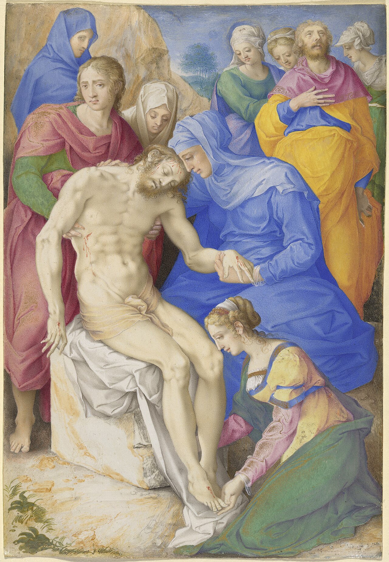 The Lamentation by Giulio Clovio