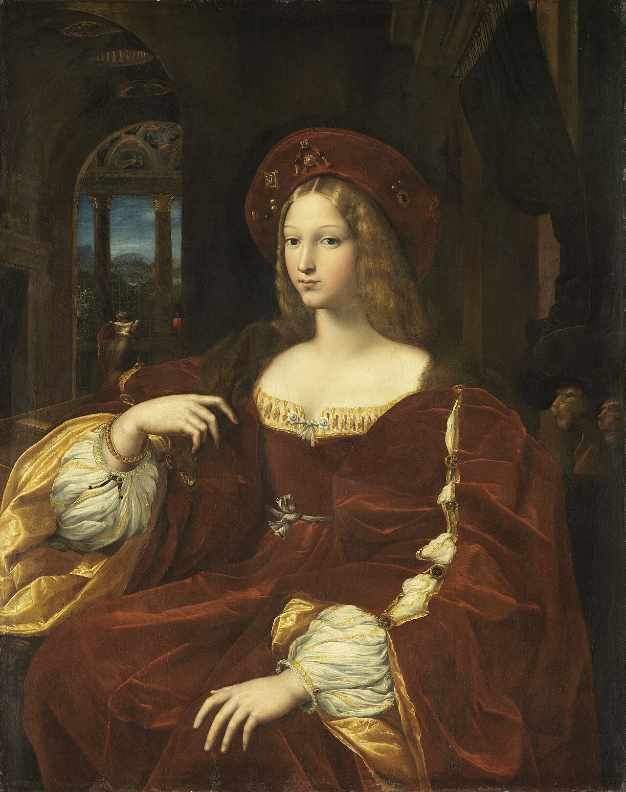 Portrait of Doña Isabel de Requesens y Enríquez de Cardona-Anglesola by Giulio Romano