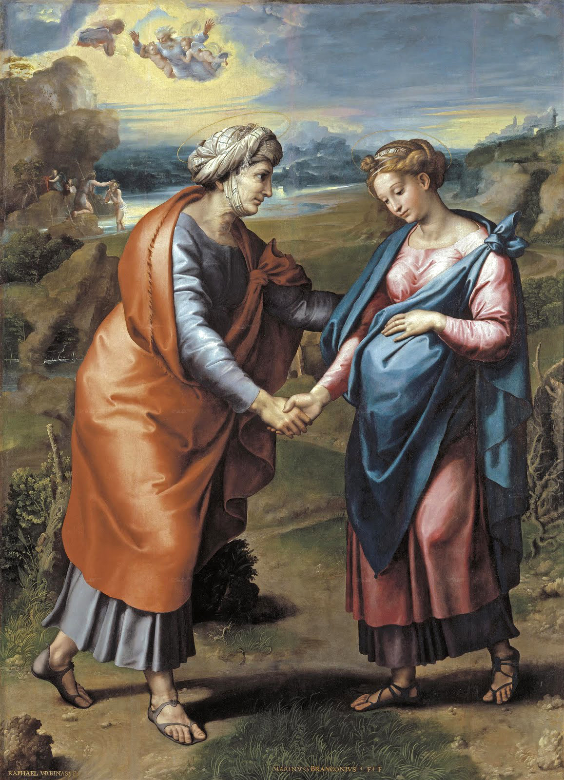 Visitation by Giulio Romano
