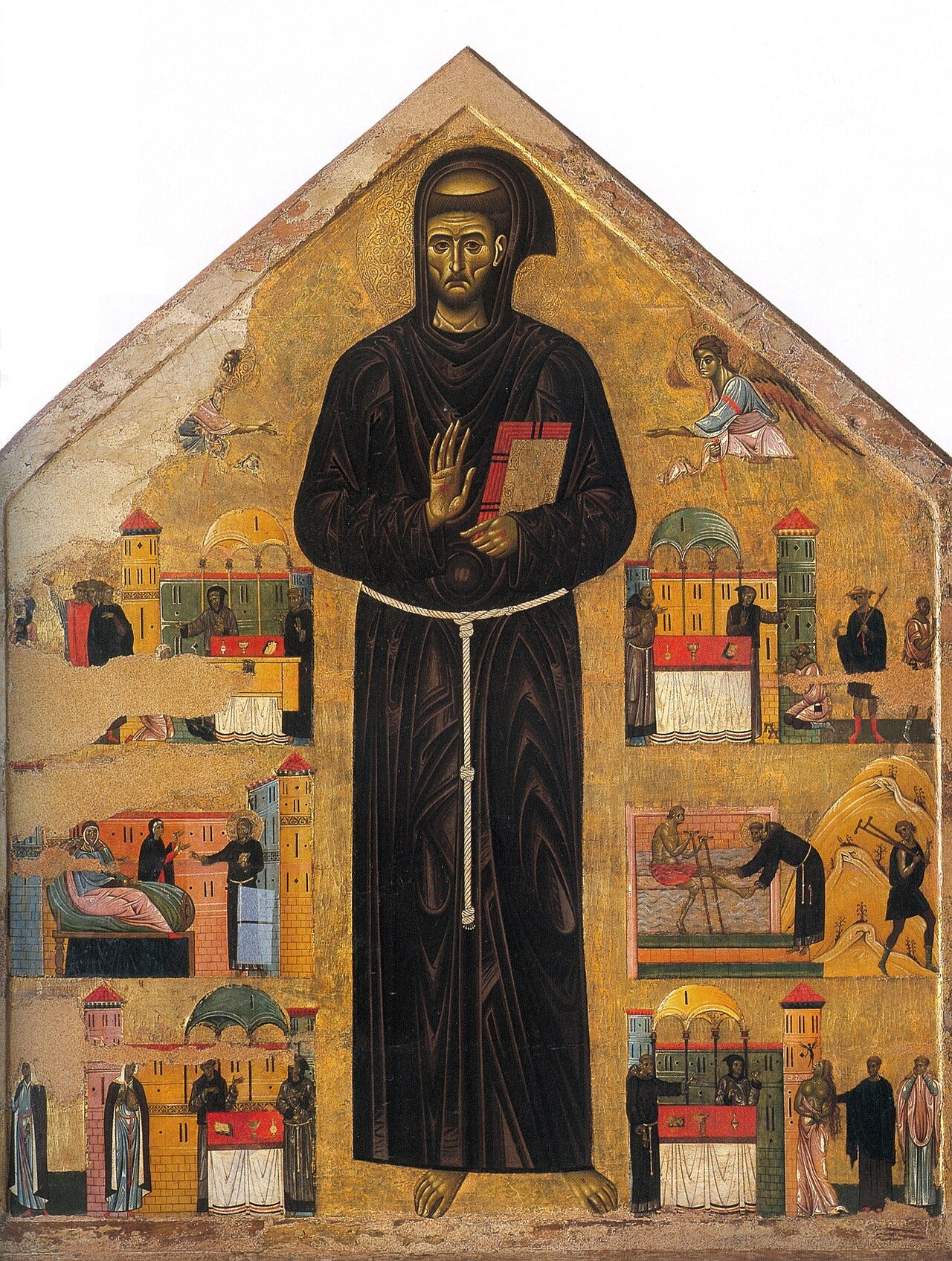 St. Francis and six stories from his life by Giunta Pisano