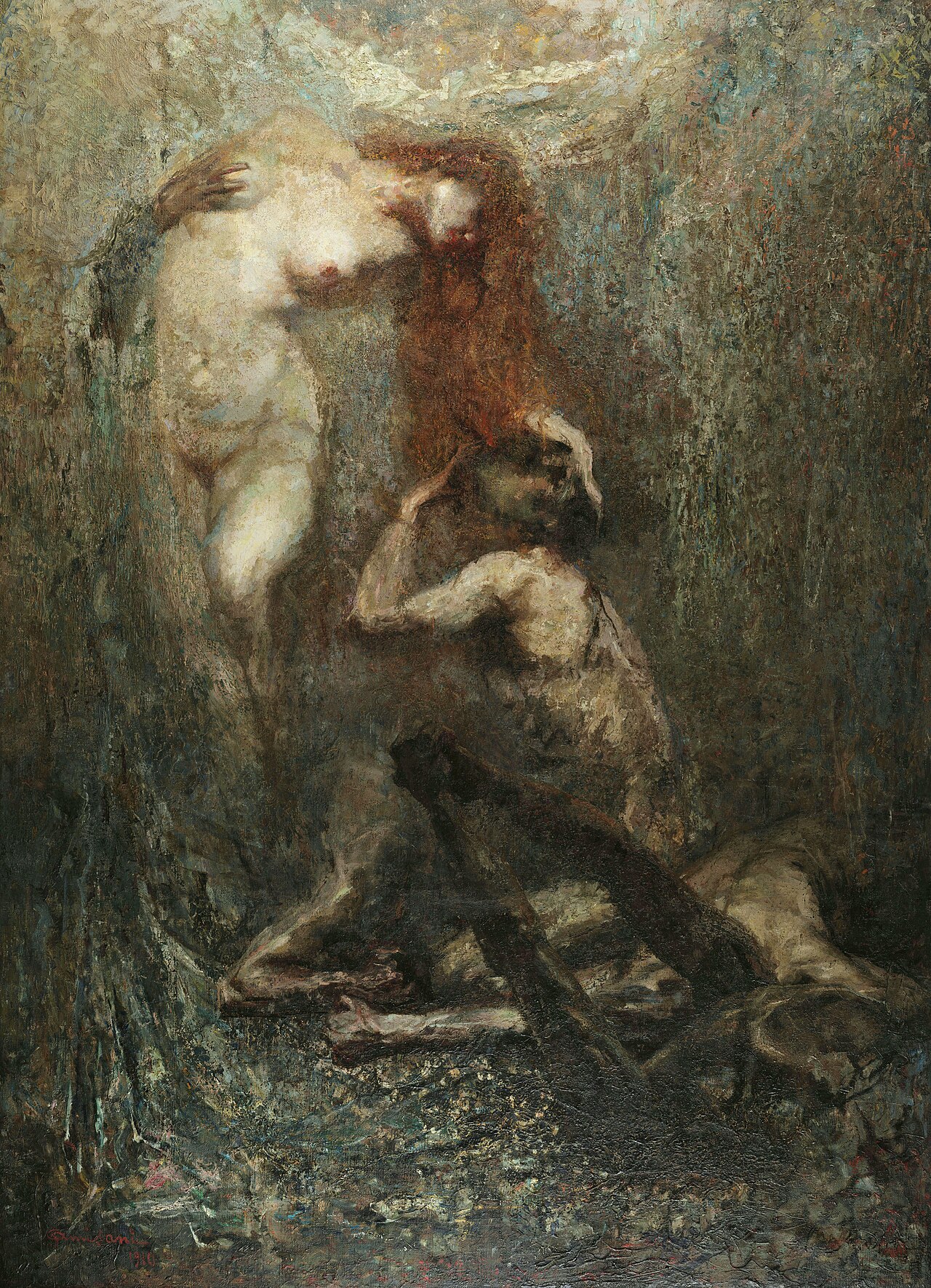 The Tragic Cradle by Giuseppe Amisani