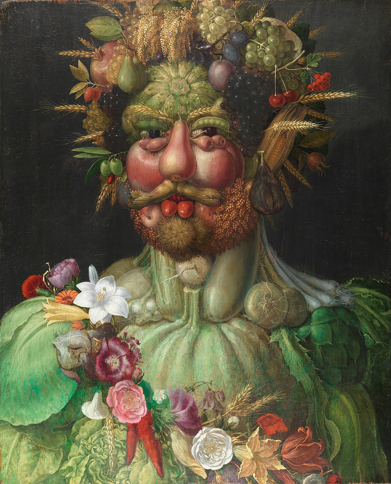Rudolf II as Vertumnus by Giuseppe Arcimboldo