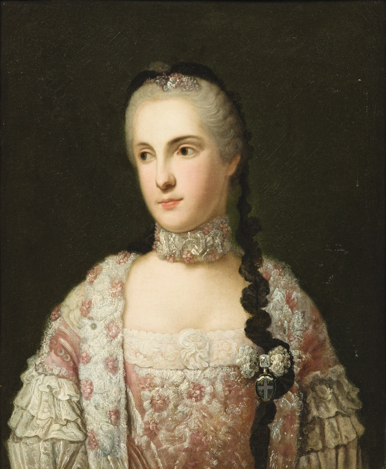 Portrait of Isabella of Bourbon-Parma by Giuseppe Baldrighi