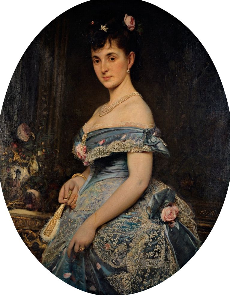 Portrait of Bice Sullam Pisa by Giuseppe Bertini